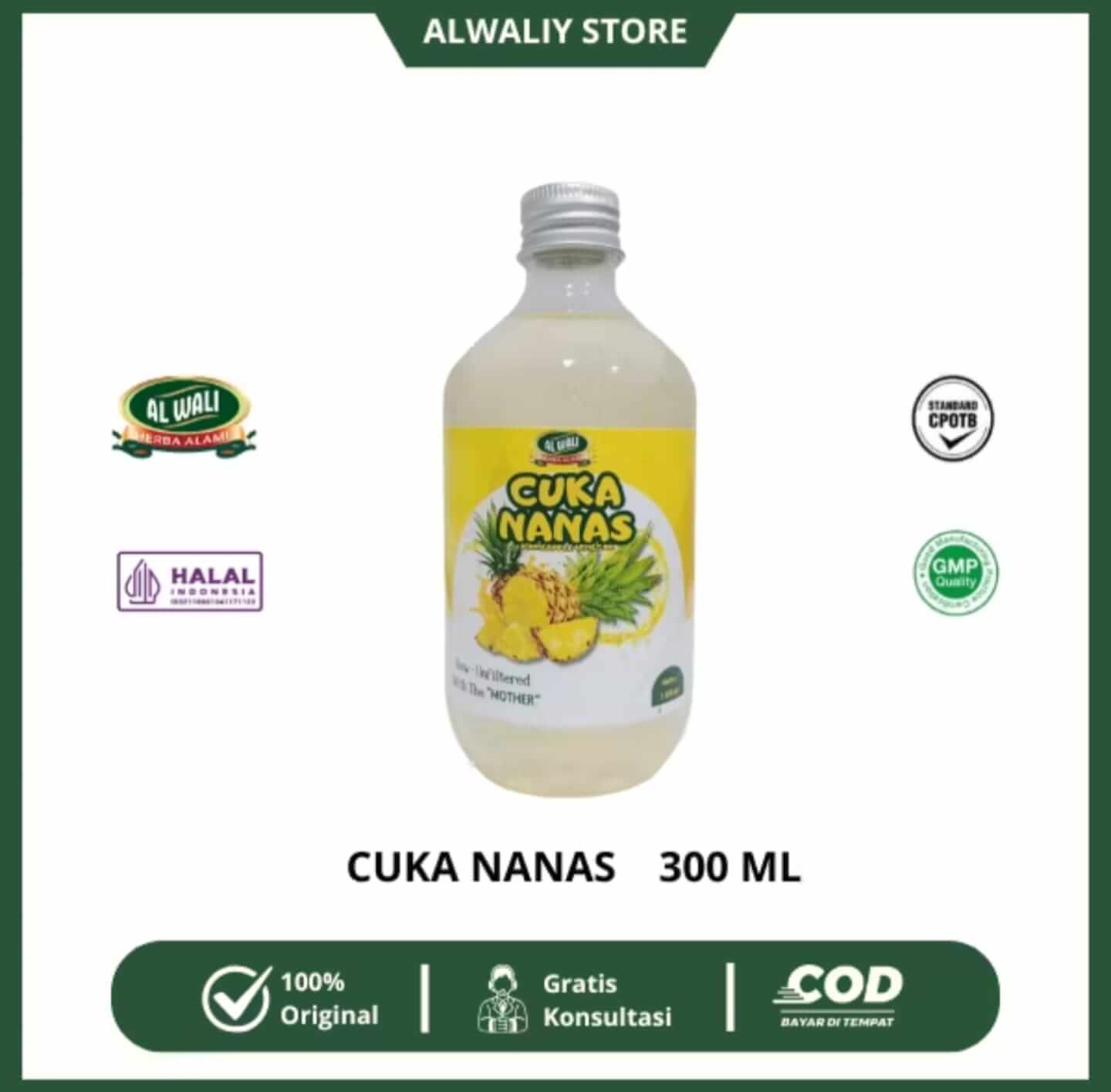 Cuka Nanas Herbal Al-Waliy Sejahtera Bekasi